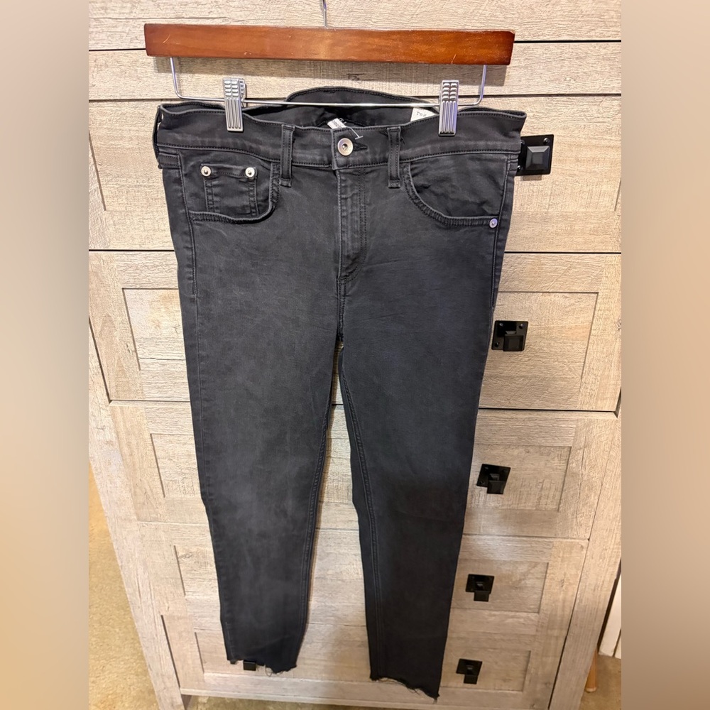 Rag & Bone dark grey skinny ankle jeans size 29